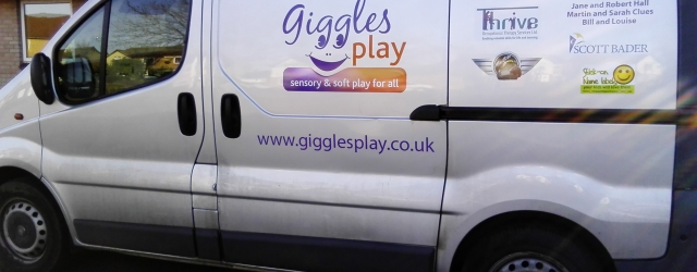 Scott Bader supporting Giggles Play 